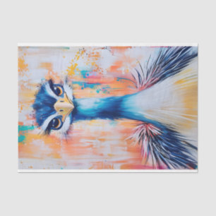 Pop Art Bird, Bold & Vibrant DJ2R Decoupage Tissue Paper