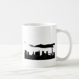 Pop Art Black White NYC New York City Coffee Mug