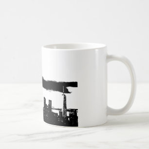Pop Art Black White NYC New York City Coffee Mug
