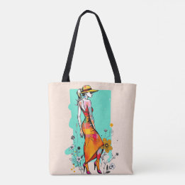 Pop Art Botanical Dream Tote 🌈🌼