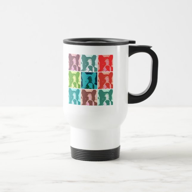 Pop Art Boxers Travel Mug (Right)