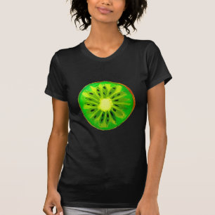 Pop art bright kiwi fruit original watercolour T-Shirt