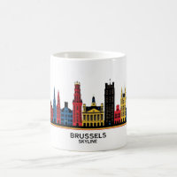 Pop-Art Brussels Skyline 1