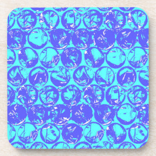 Pop art bubble wrap coaster
