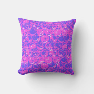 Pop art bubble wrap cushion