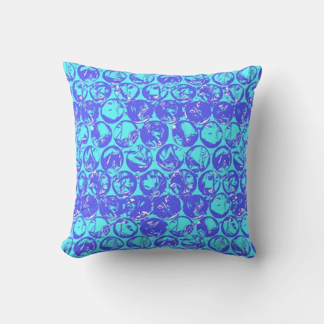 Pop art bubble wrap cushion (Front)