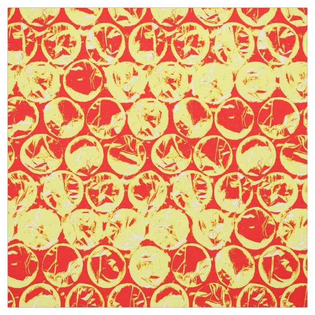 Pop art bubble wrap fabric (Swatch)