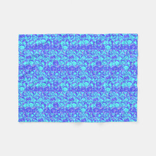 Pop art bubble wrap fleece blanket