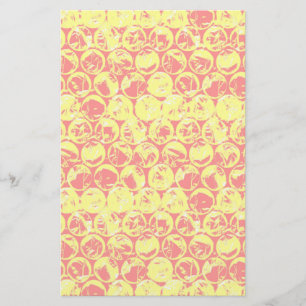 Pop art bubble wrap stationery