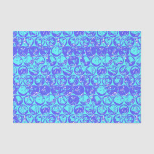Pop art bubble wrap tissue paper