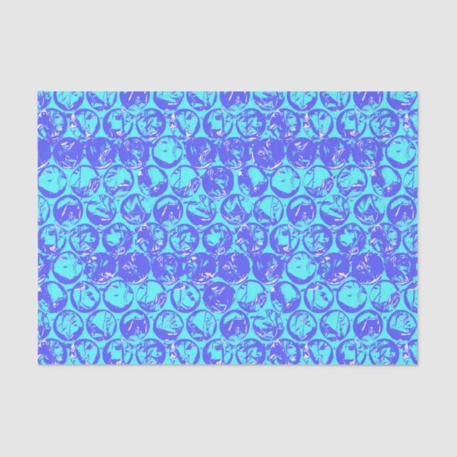 Pop art bubble wrap tissue paper (Front)