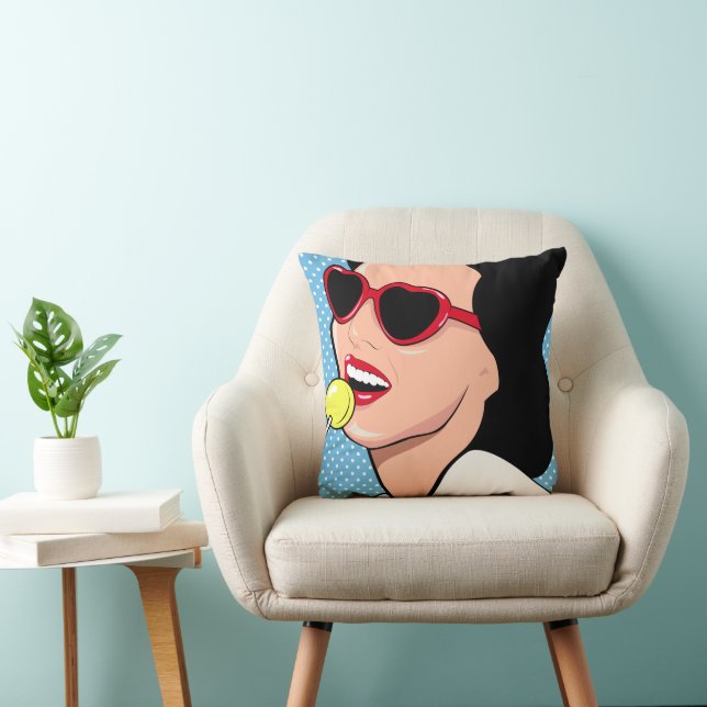 Pop Art | Candy Girl Cushion (Chair)