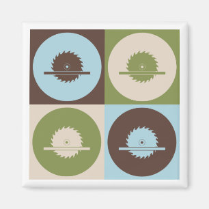Pop Art Carpentry Magnet