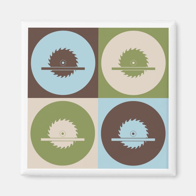 Pop Art Carpentry Magnet (Front)