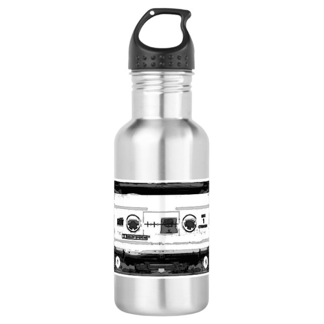 Pop Art Cassette 710 Ml Water Bottle (Front)