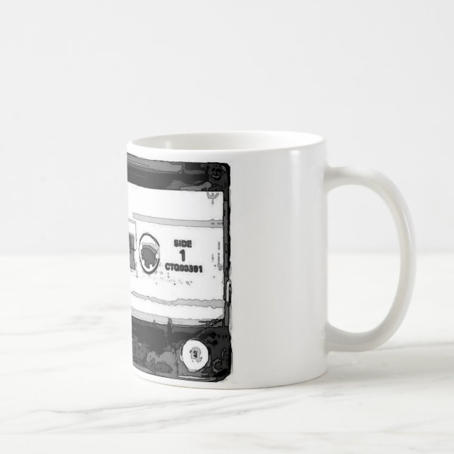 Pop Art Cassette Coffee Mug (Right)