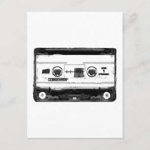 Pop Art Cassette Postcard