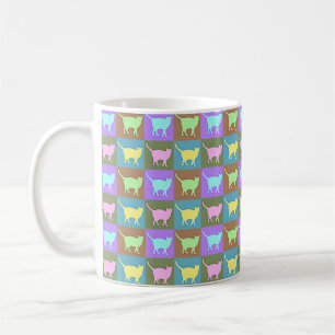 Pop Art Cats Coffee Mug