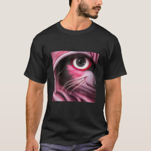 Pop Art Cat's Eye Kitten Kitty Fun Design For Men T-Shirt