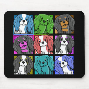 Pop Art Cavalier King Charles Spaniel Mouse Mat