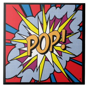 Pop Art Ceramic Tile