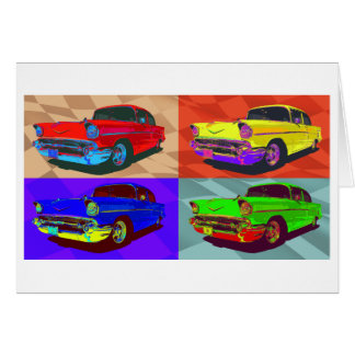 Pop art Chevy Belair illustration