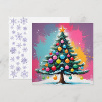 Pop Art Christmas with Splashes of Colours