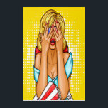 Pop Art Cinema Woman 3<br><div class="desc">I have actually purchased this image 3 times to use on my products here and lost it; yet, the first time, I did purchase the extended license to legally use it here on my products for you. I hope you love it and the next 2 in the series. I can...</div>