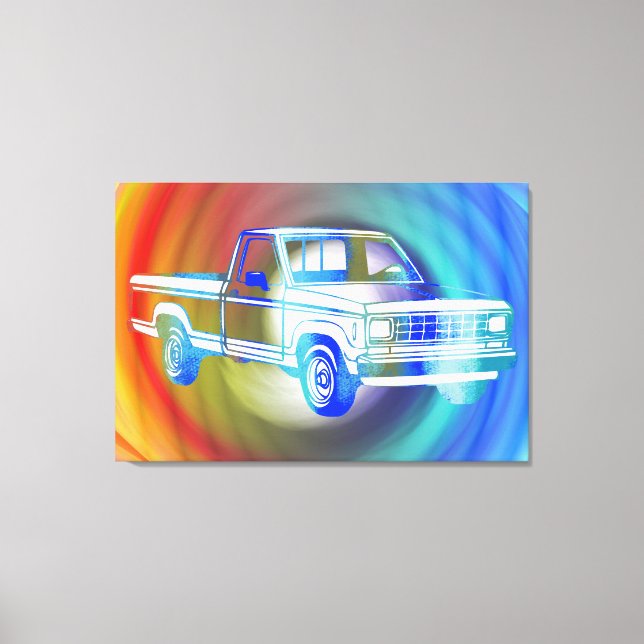 Pop Art Classic Car Canvas Print (Front)