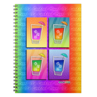 Pop Art COCKTAILS NOTEBOOK - JOURNAL - DIARY