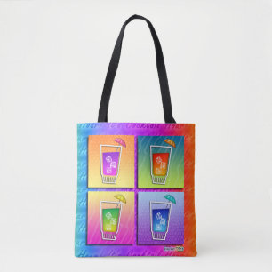 POP ART COCKTAILS TOTE BAG