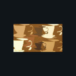 Pop Art Coffee on Canvas Print<br><div class="desc">Pop art coffee on canvas. Great for your home,  office or restaurant. Great gift for a coffee lover!</div>