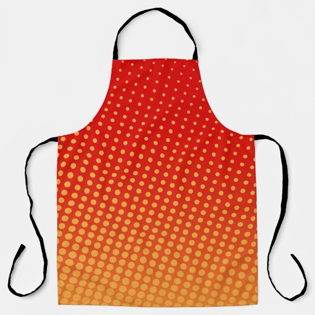 Pop art colorful background1960s,abstract,art,back apron (Front)