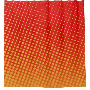 Pop art colorful background1960s,abstract,art,back shower curtain