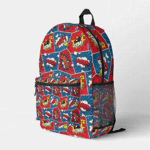 Pop Art Comic Book Printed Backpack