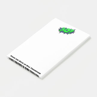 Pop Art Comic Bop! Customised Super Hero Gift Post-it Notes