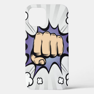 Pop art comic bubbles design. Vintage illustration iPhone 12 Case