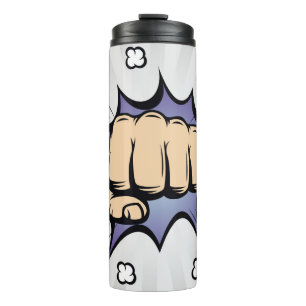 Pop art comic bubbles design. Vintage illustration Thermal Tumbler