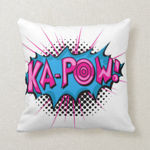 Pop Art Comic Ka-Pow! Cushion