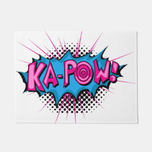 Pop Art Comic Ka-Pow! Doormat
