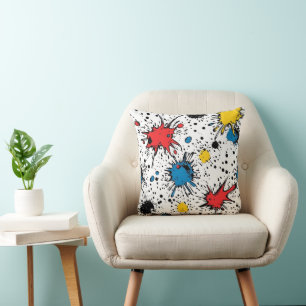Pop Art Comic Splash Cushion