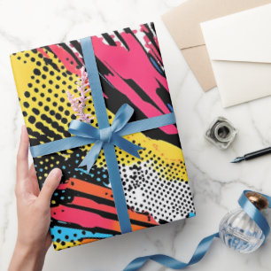 Pop Art Comic Splash Wrapping Paper