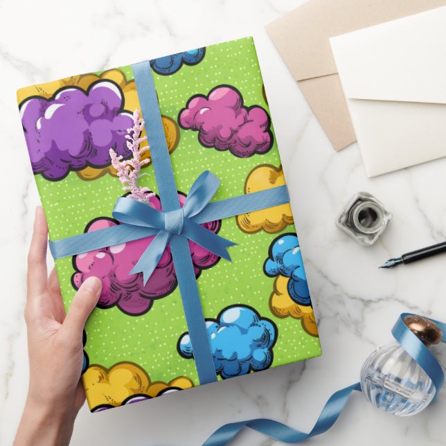 Pop Art Comic Splash Wrapping Paper (Gifting)