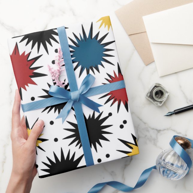 Pop Art Comic Splash Wrapping Paper (Gifting)