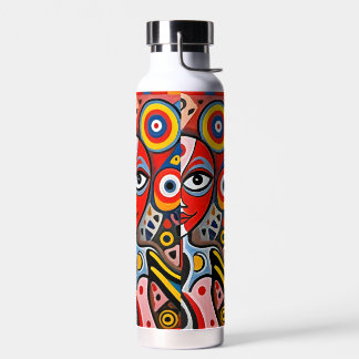 Pop art composition 001 water bottle
