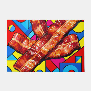 Pop Art Crispy Bacon Doormat