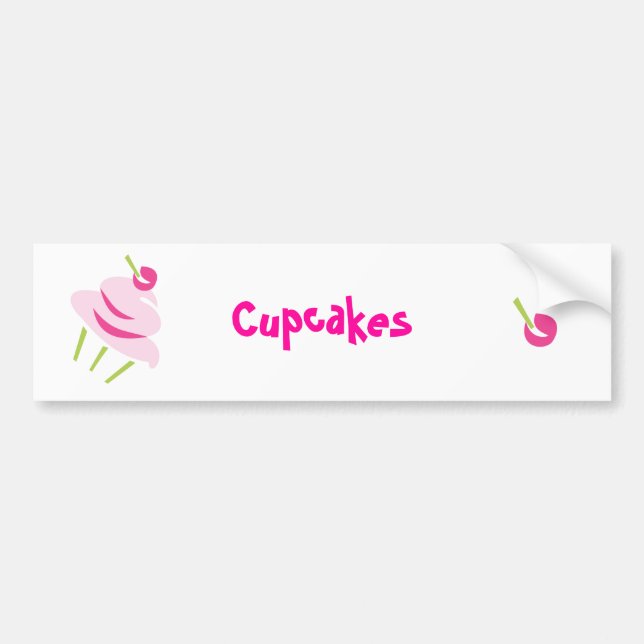 PoP-aRt CuPcaKe tWo Bumper Sticker (Front)