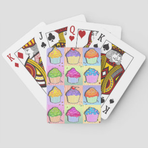 Pop Art CUPCAKES PLAYING CARDS