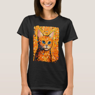 Pop Art Cute Orange Ginger Cat T-Shirt