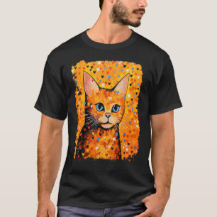 Pop Art Cute Orange Ginger Cat T-Shirt